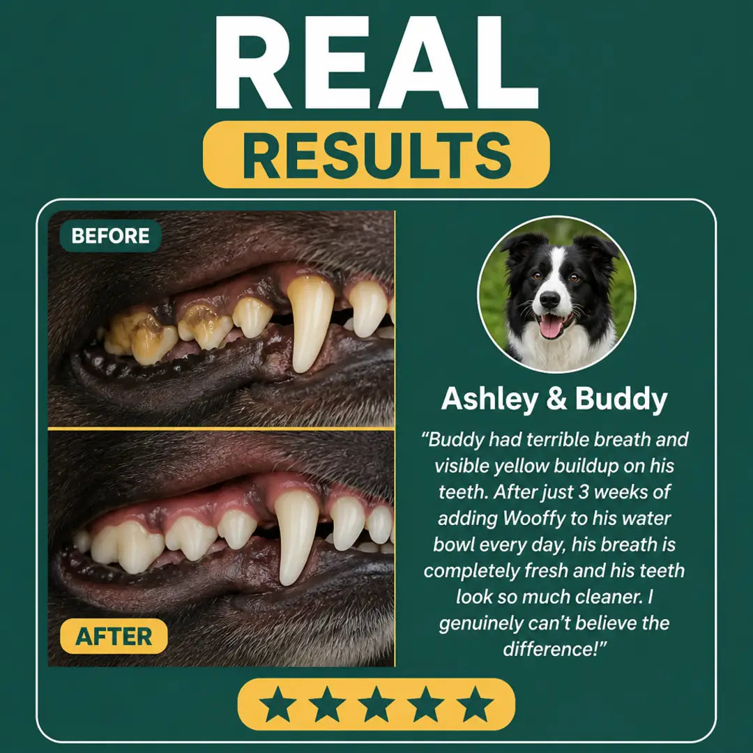 Wooffy™ Dental Water Additive | Fresh Breath & Cleaner Teeth